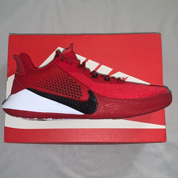 Nike Mamba Fury Team Gym Red USED men’s size 7.5 - Picture 4 of 9